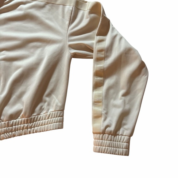 Alo Yoga Prizewinner Cropped Bomber Jacket | Bone Ivory | Size L - Picture 6 of 15